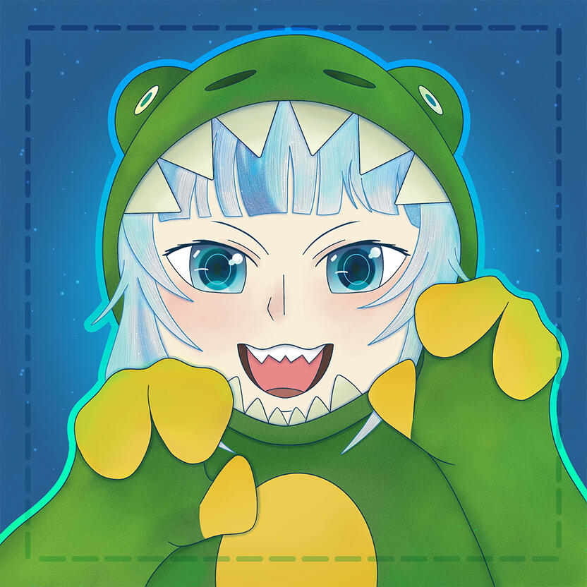 Fanart - Gawr Gura
