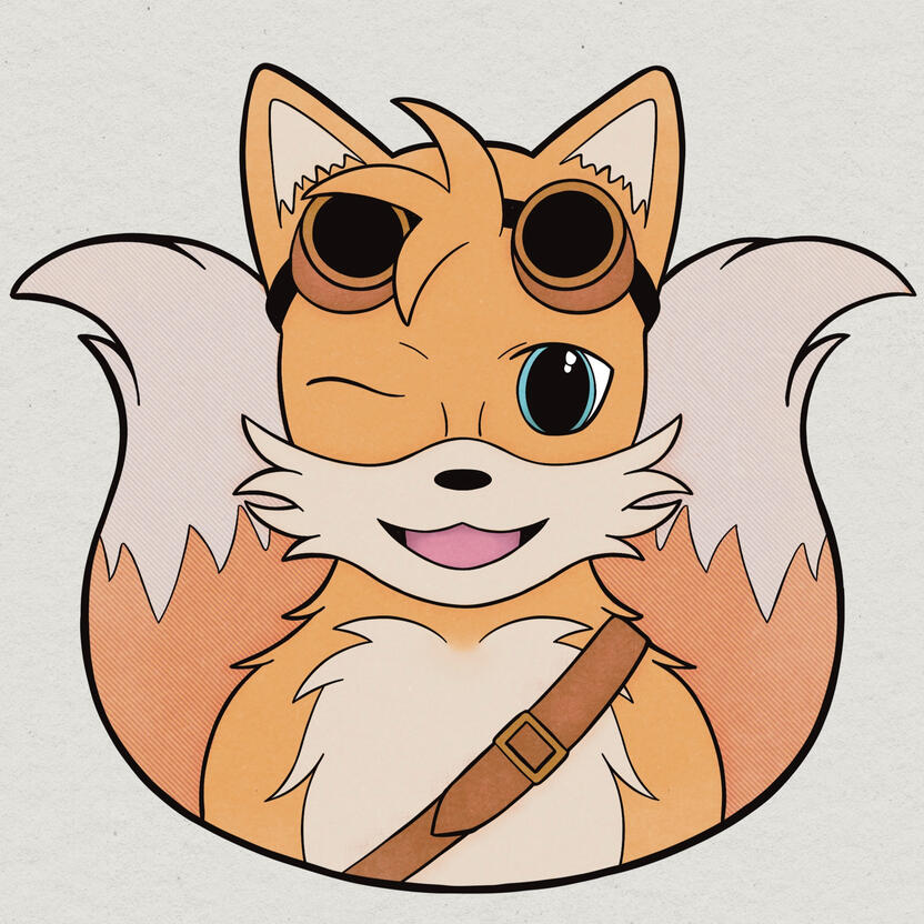 Fanart - Tails Sticker